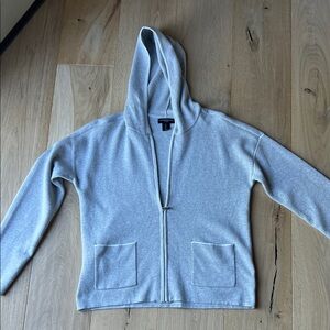 Gray Zip-Up Hoodie